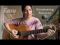 3 Beginners Strumming Patterns for Acoustic Guitar ~ Easy Guitar Lesson (Hindi)