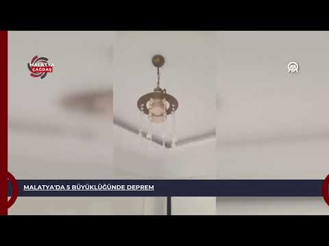 Malatya Battalgazi İlçesinde  5 büyüklüğünde deprem