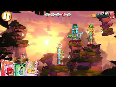 ANGRY BIRDS 2 - Cobalt Plateaus : Greenerville - Level 176 : Hard Level