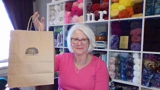 Yarn Haul from a Christmas Yarn Fair and Mary Maxim #yarn #yarnhaul #felting