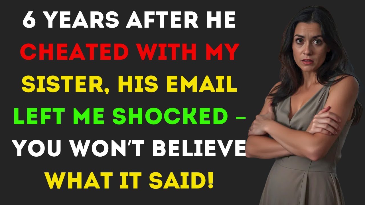 6 Years After My Ex-Husband Cheated with My Sister, His Shocking Email Leaves Me Speechless…