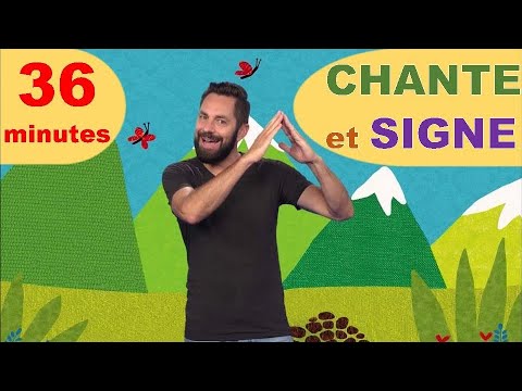 Chante et signe : + de 35 minutes de chansons et comptines avec des mots de la langue des signes
