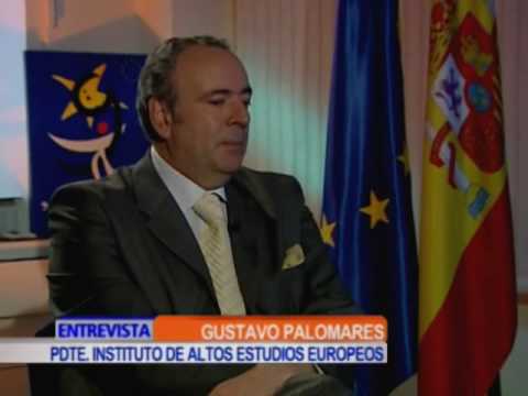 Adriana Vargas entrevista para Canal Caracol en Entrevista NTN 24 a Gustavo Palomares, Presidente del Instituto de Altos Estudio