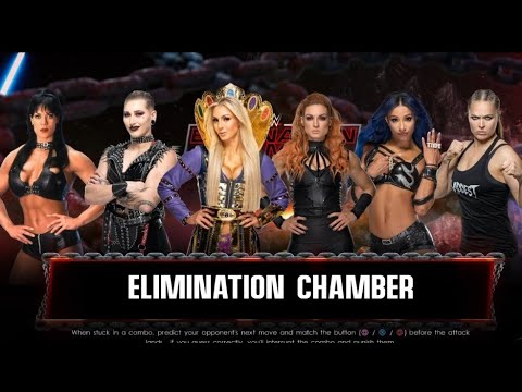 WWE 2K22 - Women's Elimination Chamber