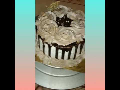 New Style chocolate cake design simple to make and beautiful to see