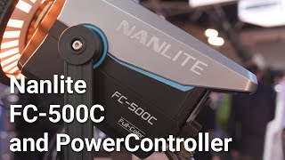 Video thumbnail for New Nanlite FC-500C and Powercontroller | IBC2024 by CUE-Support B.V.