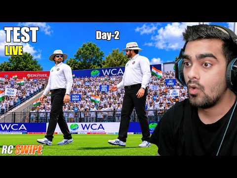 Test! India Vs Afghanistan RC Swipe Hardcore LIVE Day-2 (Road to 200k)