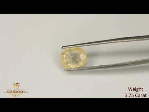 Yellow Sapphire 3.75ct. (Economy) video