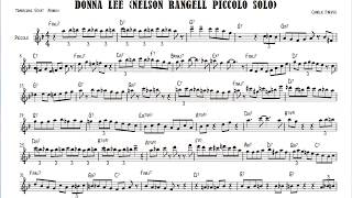 Donna Lee - Nelson Rangell Piccolo Jazz Solo  (GRP ALL STARS BIG BAND) Transcribed by Refat Asanov