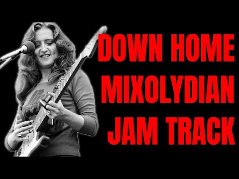 Down Home Blues Rock Jam | Guitar Backing Track (E Mixolydian 130 BPM)