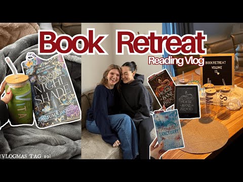 A weekend of reading at @keepreadingwithninas Book Retreat 📚💕 Reading Vlog | Vlogma's Day 10