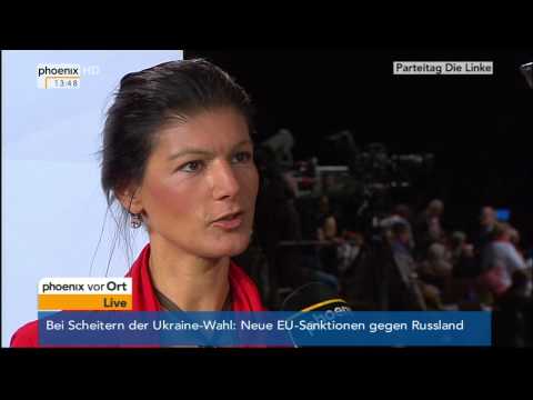 Linken-Parteitag: Interview mit Sahra Wagenknecht vom 10.05.2014
