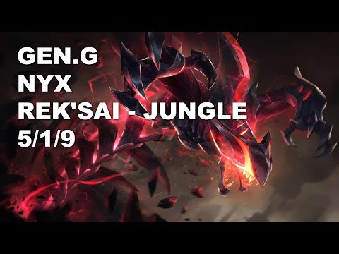 Gen.G Nyx Jungle Rek'Sai vs Evelynn - KR Grandmaster Patch 10.9