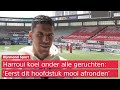 Abdou Harroui blijkt koel onder alle geruchten voorafgaand aan stadsderby: 'Eerst dit afronden me...