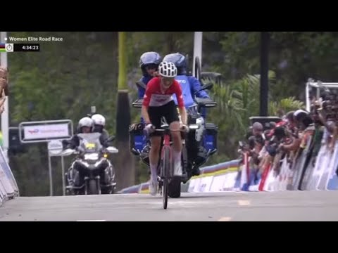 Magdeleine Vallières🇨🇦 wins Gold Medal 🥇 women’s Elite UCI road race 