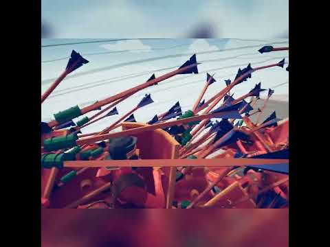 hwacha vs shield barear army - totally accurate battle simulator tabs