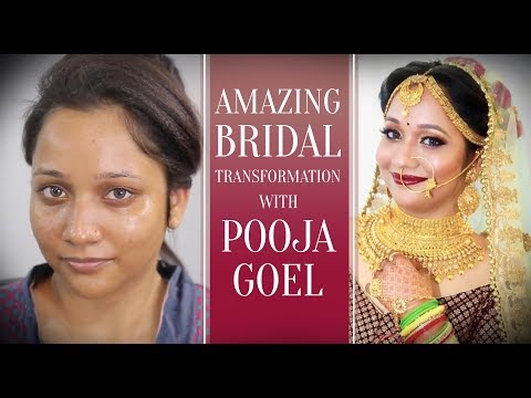 Amazing Transformation | Bridal Makeover | Traditional Makeup Tutorial | Pooja Goel