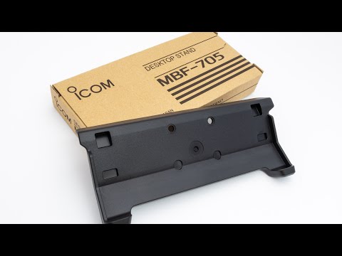 👍 ICOM MBF-705 Desktop Stand: UNBOXING📦