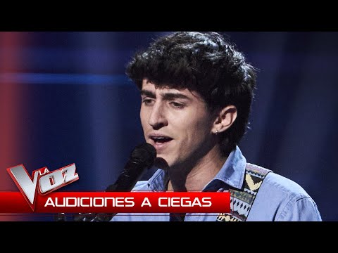 Javier Barrera canta "Te espero aquí" | Audiciones a ciegas | La Voz 2025