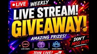 Join Our Live Stream And Free GiveawayTonight At 8 PM