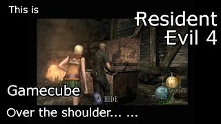 This is Resident Evil 4 for the Nintendo Gamecube