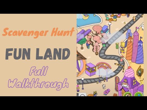 Scavenger Hunt - Fun Land -  Level 3 Gameplay 🔍