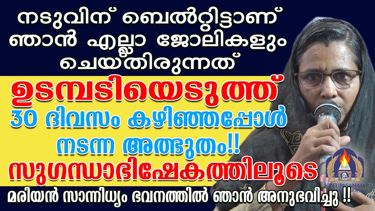 നടുവിന് ബെൽറ്റിട്ടാണ് ഞാൻ എല്ലാ ജോലികളും ചെയ്തിരുന്നത്.ഉടമ്പടിയെടുത്ത് 30 ദിവസം കഴിഞ്ഞപ്പോൾ നടന്ന