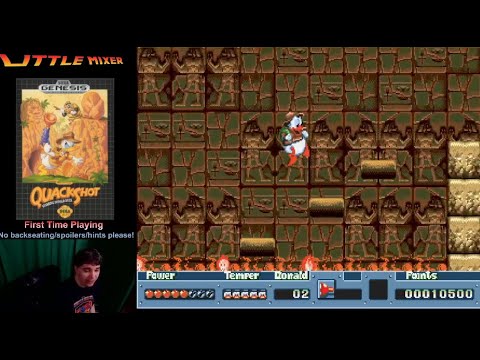 Quackshot with Donald Duck - Sega Genesis - First Time Playing - I should check my inventory more...