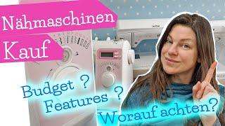 Nähmaschine kaufen | worauf achten beim Nähmaschinenkauf | wichtige Features Budget Tipps mommymade