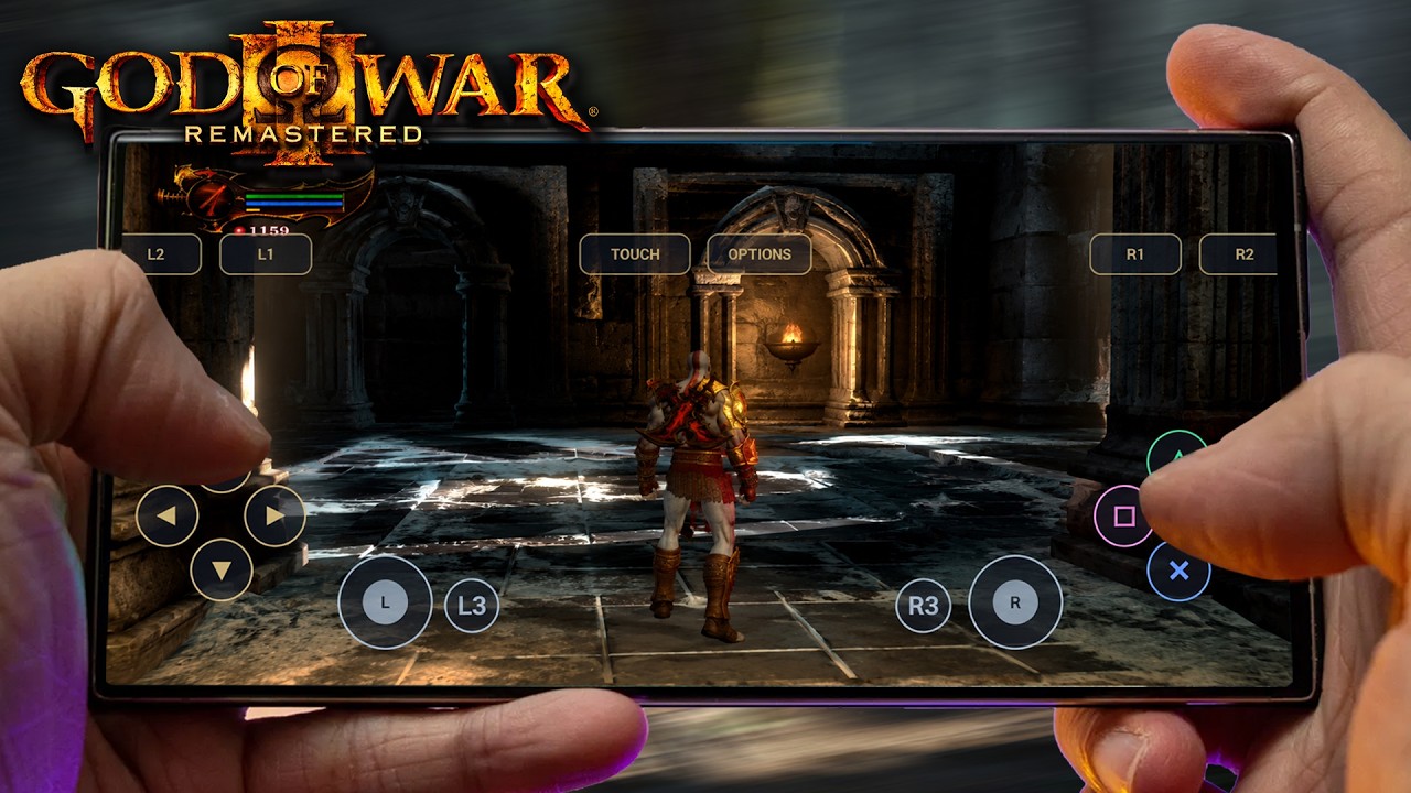 SAIU E TÁ INCRÍVEL! GOD OF WAR 3 REMASTED para Android [PORT] - PRIMEIRA GAMEPLAY