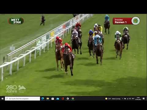 Galopprennbahn Dresden - Renntag 07.05.2022 - 1. Rennen