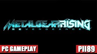 Metal Gear Rising Revengeance Gameplay (Maxed Out) Sundowner Boss Fight 720p