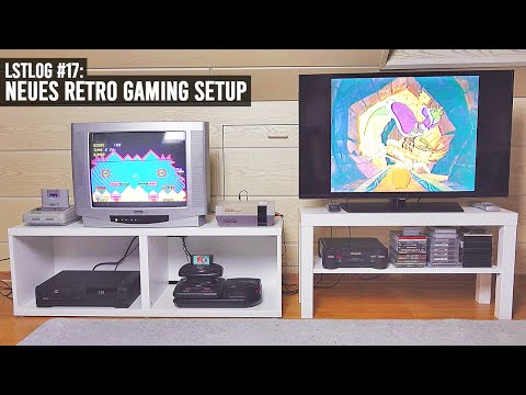 Neues RETRO-KONSOLEN Gaming SETUP + Konsolenzubehör (LSTlog #17) [4K]