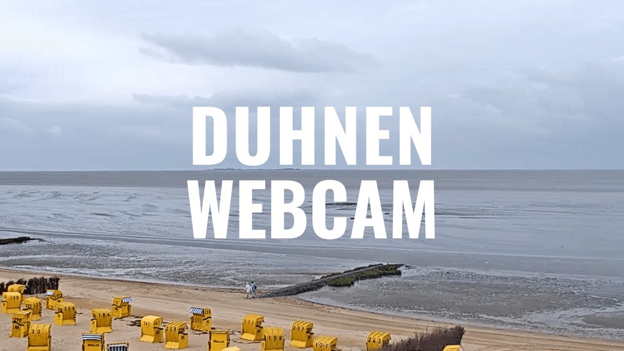 Live webcam view of Beach Rescue Station at Duhnen