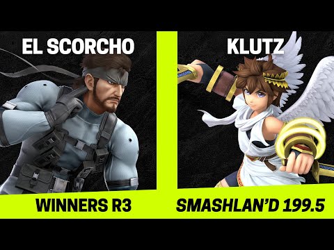 SmashLAN'd 199.5 Winners R3 - El Scorcho (Snake) vs Klutz (Pit, Kirby) - SSBU Tournament