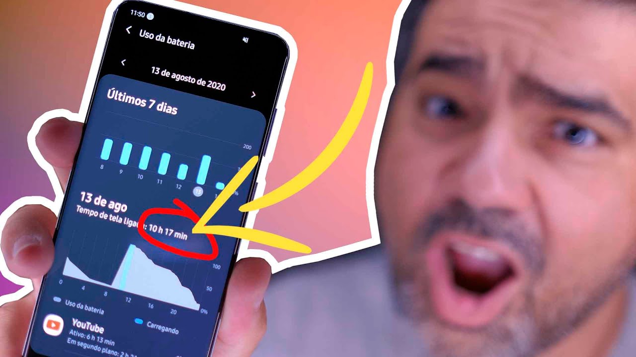 SAMSUNG GALAXY S20 FAZENDO 10 HORAS DE TELA! VOCÊ NUNCA MAIS VAI FICAR SEM BATERIA