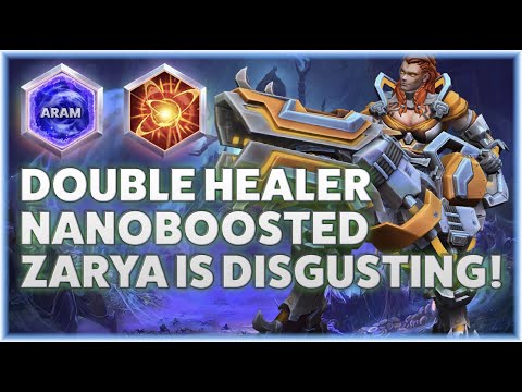 Zarya Expulsion Zone - DOUBLE HEALER NANOBOOSTED ZARYA IS DISGUSTING! - ARAM