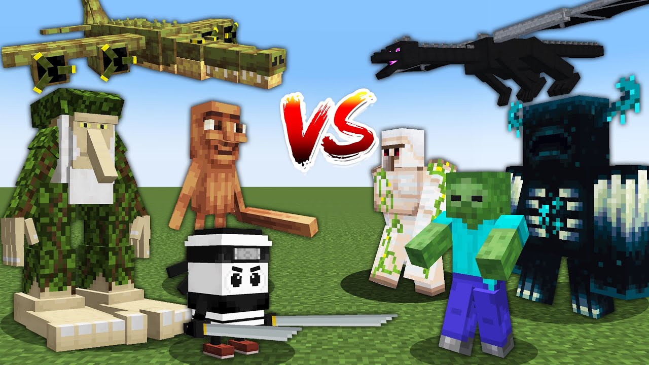 Brainrot Italian vs Mobii din Minecraft  *Cine Castiga?!*