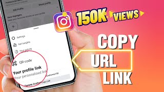 how to copy my Instagram URL profile link 2023 (create a URL link now)