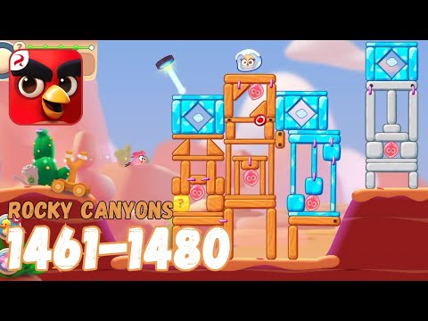 Angry Birds Journey: Levels 1461-1480 (Rocky Canyons) Gameplay - Part 74