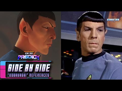 Star Trek Prodigy "Kobayashi" Episode References Side by Side