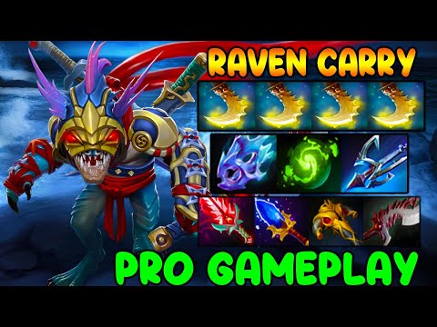 RAVEN CARRY SLARK - THE MOST INTENSE TEAM FIGHT - DOTA 2 PRO PLAYER