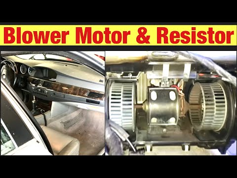 Replace the Blower Motor and Blower Motor Resister on a 2003-2010 BMW E60 5 Series