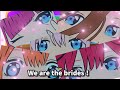【ナイフ】五等分の花嫁1期OP 五等分の気持ち 歌詞付き 繋げてみた