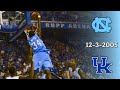 UNC Basketball: North Carolina at #10 Kentucky | 12-3-2005 | Full Game