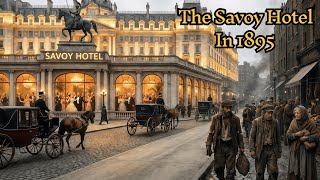 VICTORIAN LONDON, 1895: TOURING THE SAVOY HOTEL - A DIAMOND IN THE MUD [AI RESTO
