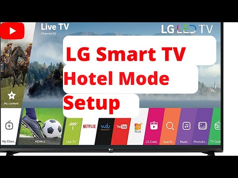 How to Enable the Hotel Mode Setup in LG Smart TV | How to enable internet in LG Smart TV