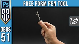 51: Photoshop Freeform Pen Tool | Serbest Biçim Kalem Aracı Nasıl Kullanılır | Photoshop Dersleri