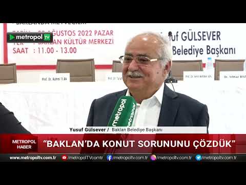 “BAKLAN’DA KONUT SORUNUNU ÇÖZDÜK” Baklan Belediye Başkanı Yusuf Gülsever