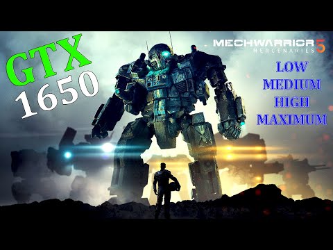 GTX 1650 | I5 3570 | MechWarrior 5 Mercenaries | All Settings | Gameplay Test | FPS Test